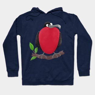 Funny magnificent frigate bird cartoon Hoodie